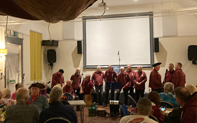 We had a great night at our Sea Shanty Evening.